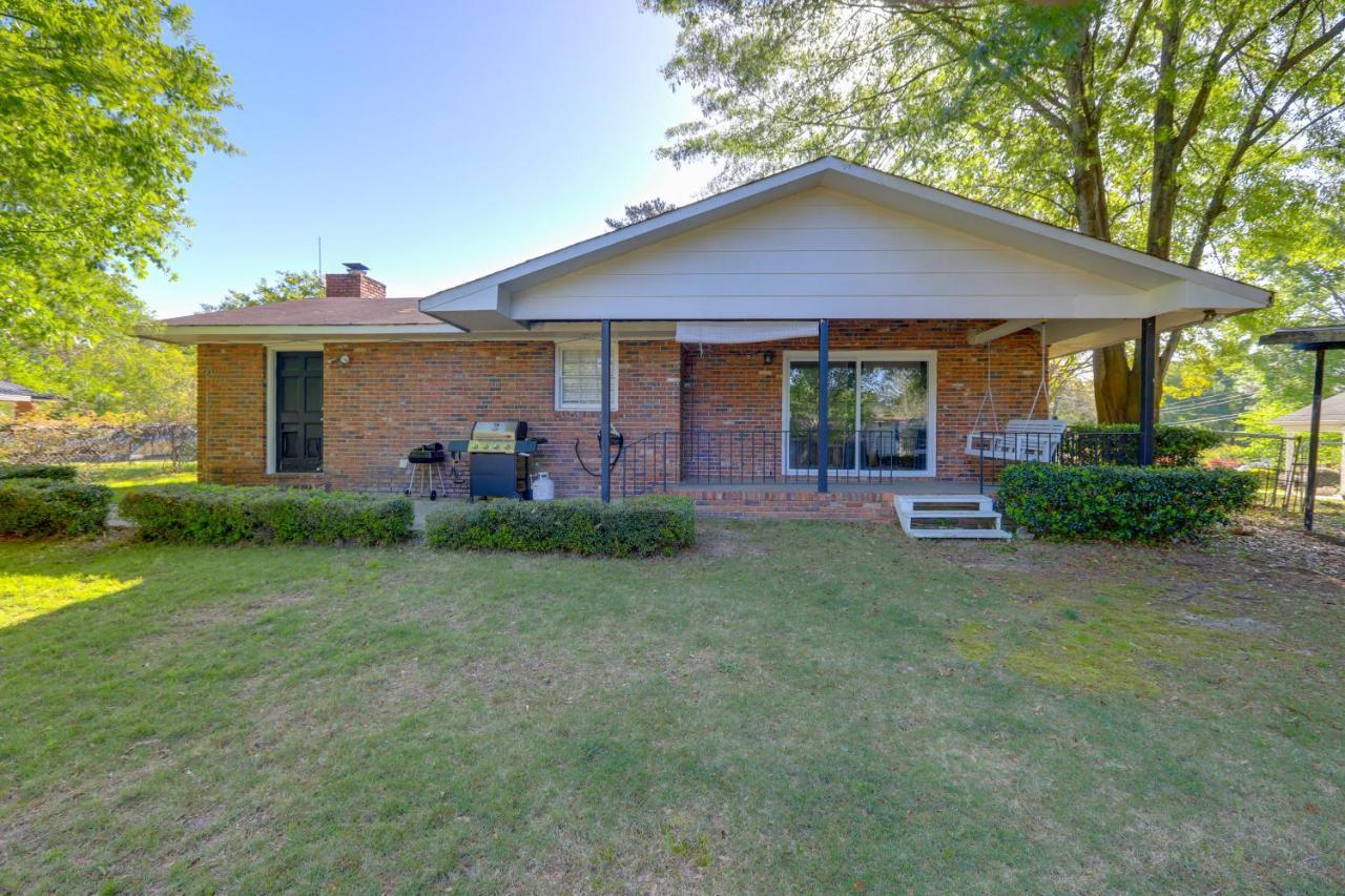 The Ranger House Columbus Home Fenced Backyard Exterior foto